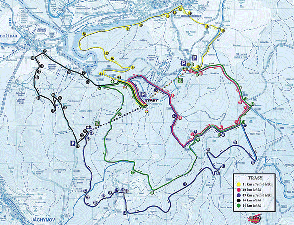 mapa cyklotras